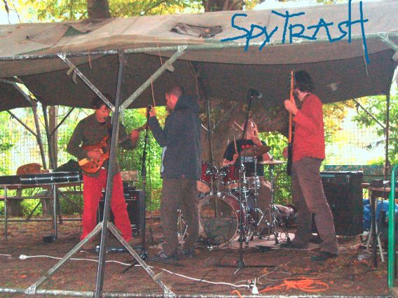Band in Tent